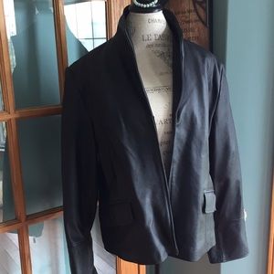 Guillaume black moto style jacket 2x some wear